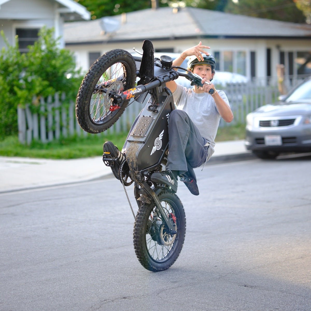 Freego X1 Series Agile All-Terrain Electric Dirt Bikes with Pedals - Image 3