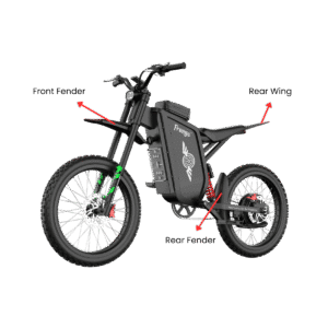 Freego X3 Fender & Rear Wing